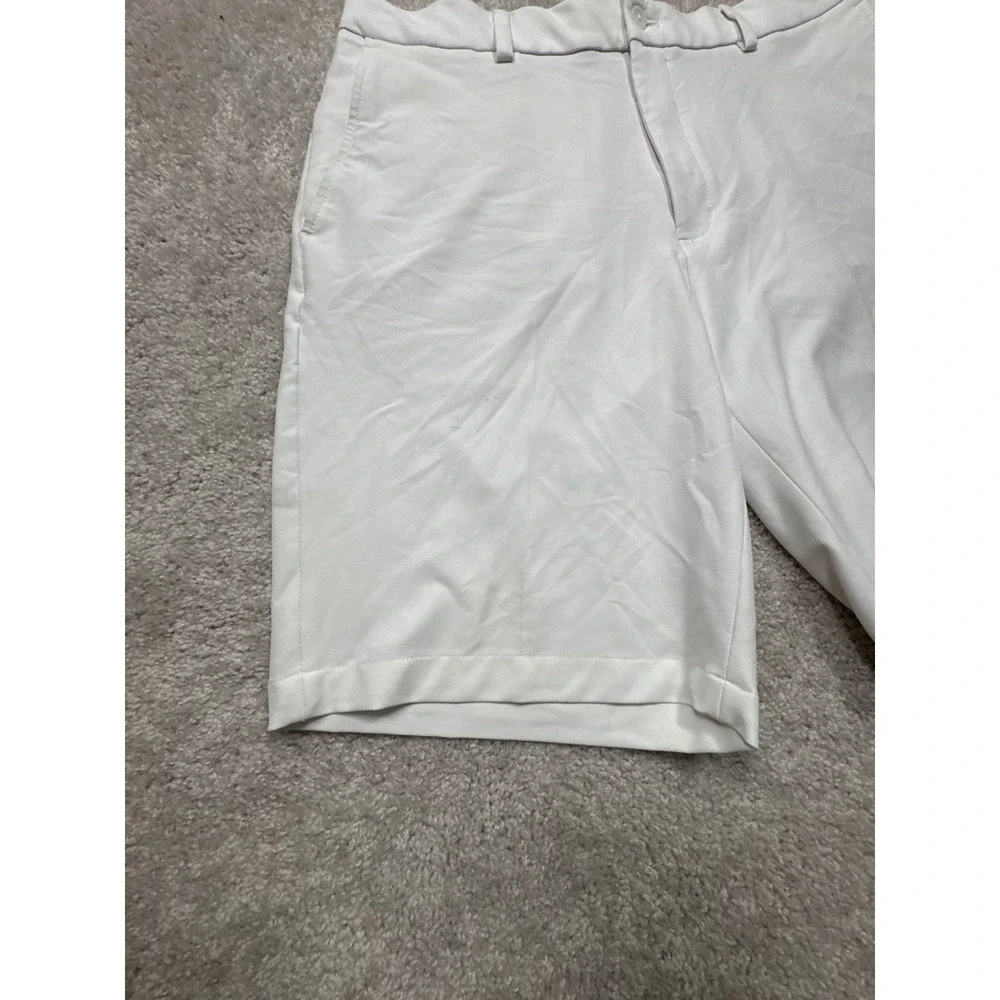 Walter Hagen Golf Shorts Mens 36 White Good 11 Majors Performance Athletic